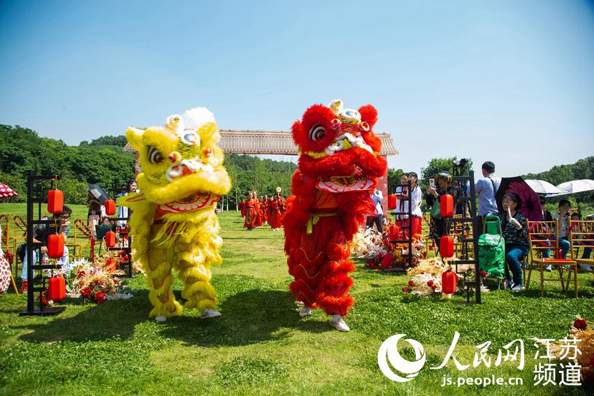 集體婚禮現場。徐曦攝