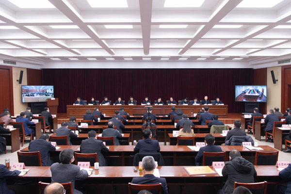 高淳区深化作风建设优化营商环境推动高质量发展大会现场 刘列 摄