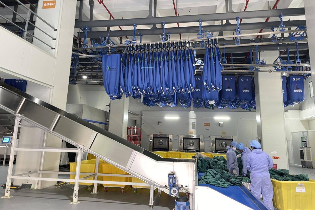 喜悦科技股份有限公司生产线。柳江宇摄