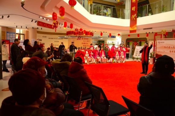 “温暖新春 志愿同行”新年文艺汇演。葛塘街道新时代文明实践所供图
