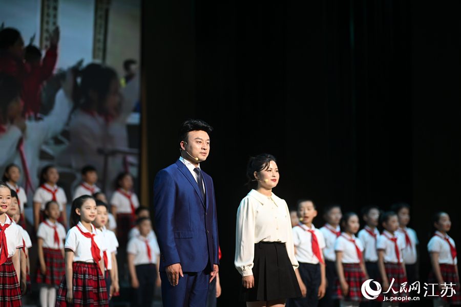 “红色基因代代传”第三届青少年红色故事宣讲活动现场。人民网记者 马焘焘摄 
