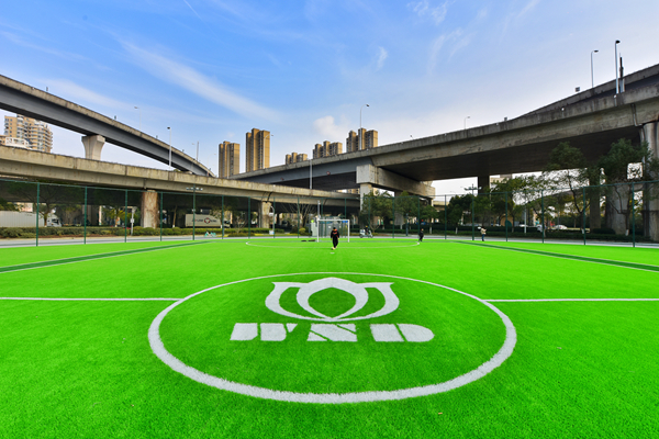 当地为群众建设的无锡市最大桥下空间利用项目。新吴区委宣传部供图