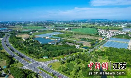 农业产业园航拍。万石镇政府供图