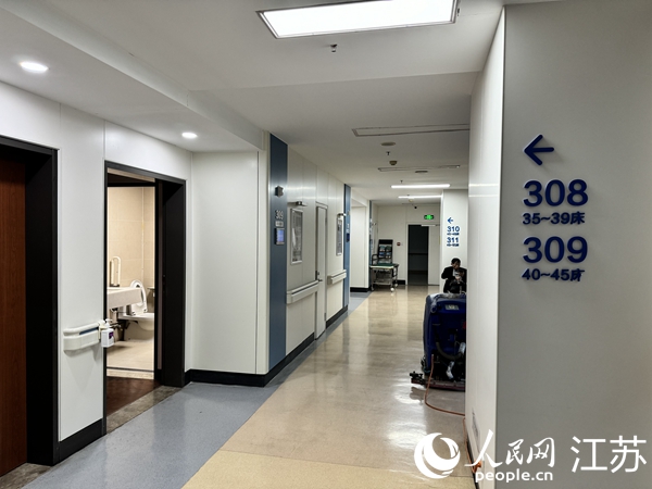309、310、311是莲花社区卫生服务中心探索开辟的安宁病房。人民网记者 马晓波摄