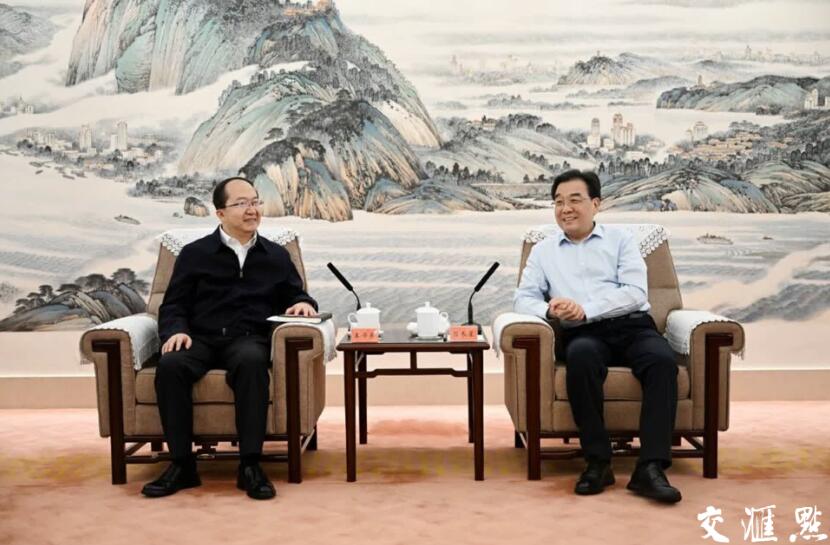 新疆克州黨政代表團來江蘇考察 信長星會見代表團一行