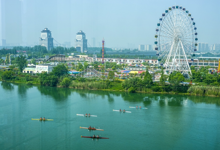 深潜大运河中心。扬州生态科技新城供图