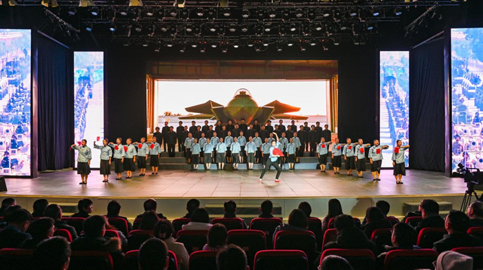 演出现场。尤子龙摄