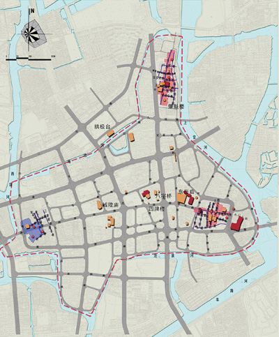 興化市歷史城區歷史文化保護規劃圖。興化市委宣傳部供圖