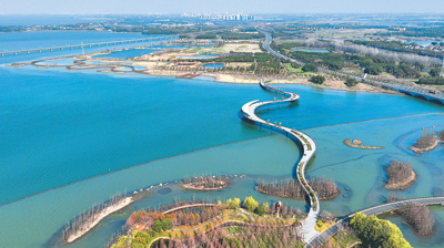 元蕩慢行橋。
