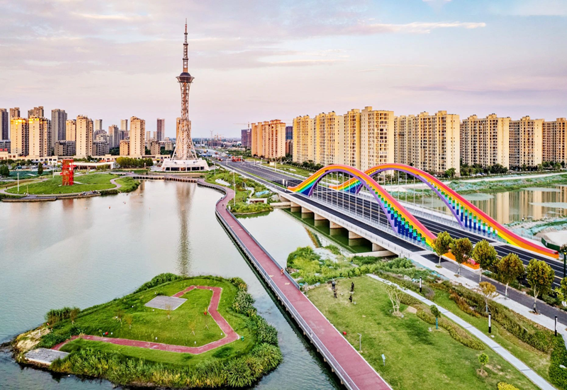 興化昭陽湖公園。興化市委宣傳部供圖