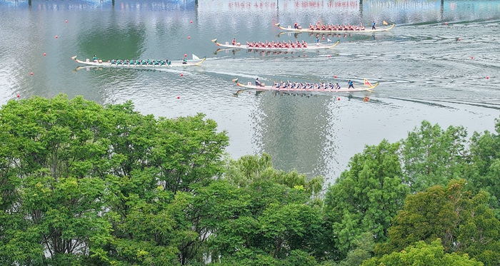 航拍古黃河。宿遷市委宣傳部供圖