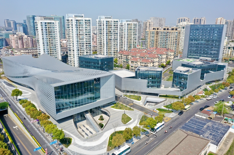 航拍南京雲錦城。建軒攝