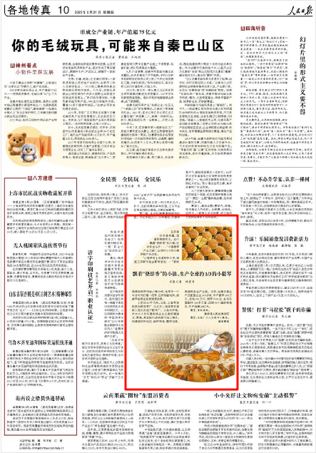 《人民日报》2025年8月21日10版 版面截图