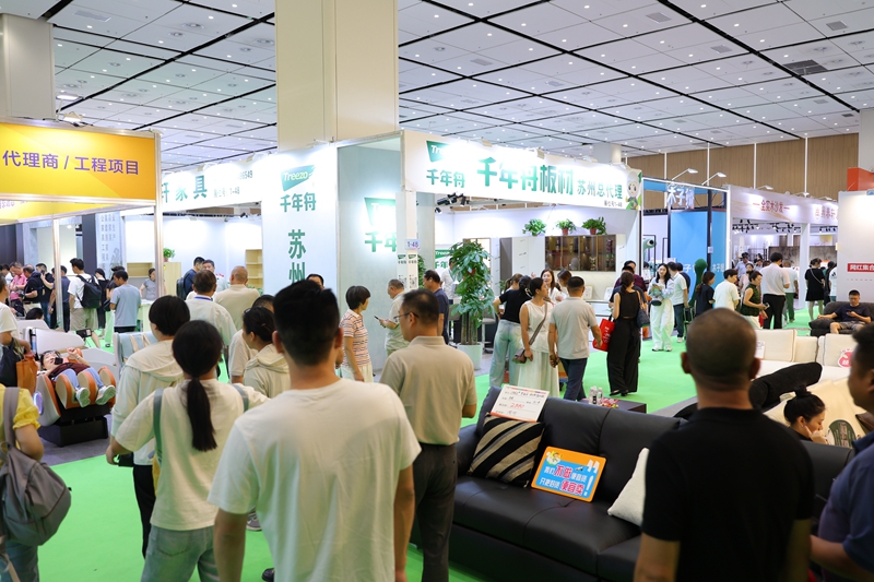 博览会现场。元和街道供图