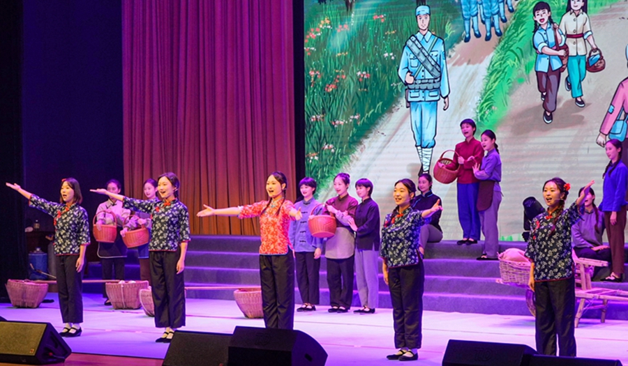 演出现场。溧水区委宣传部供图