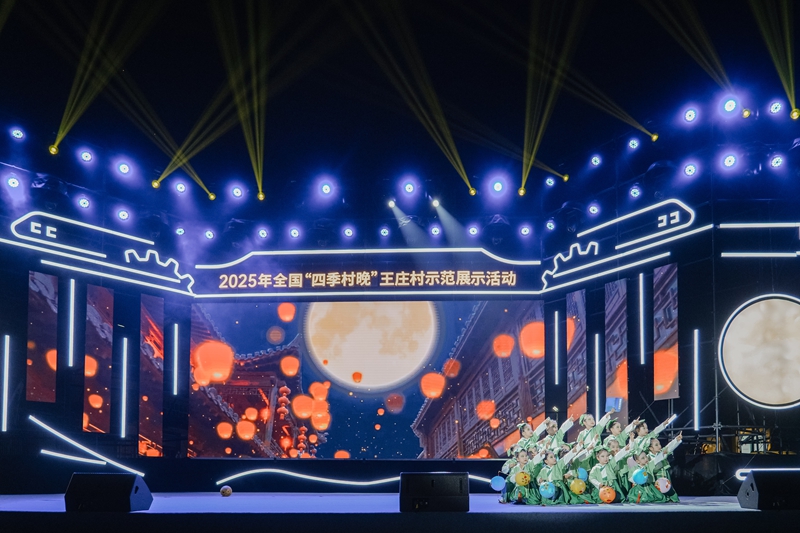全国"四季村晚"江苏泰兴王庄村示范展示活动举办