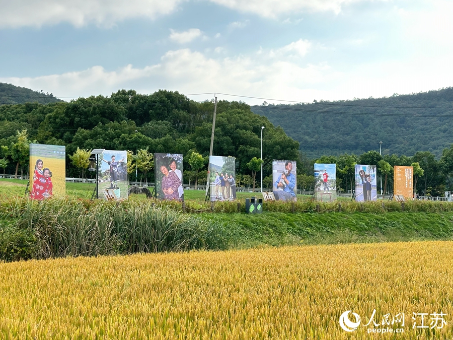 一幅幅“产业兴、生态美、乡风淳”的影像立体化展出。人民网记者 周梦娇摄