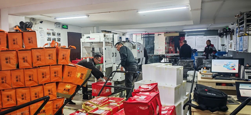 “双十一”来临，洪泽特色产品迎来销售旺季。洪泽区委宣传部供图