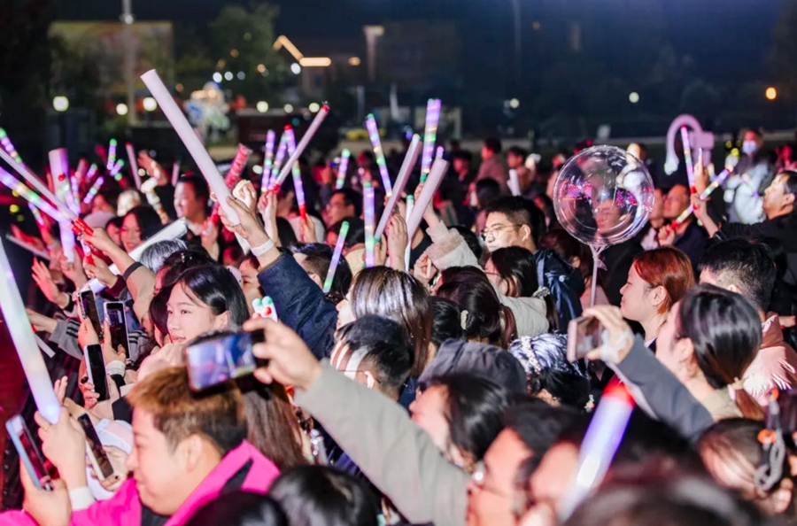 音乐嘉年华活动现场。 扬州生态科技新城供图