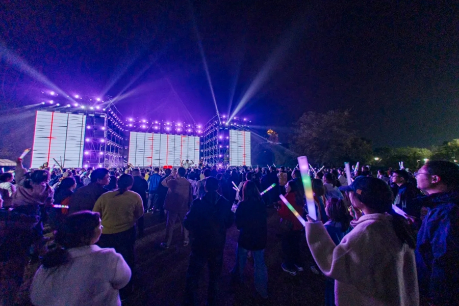 音乐嘉年华活动现场。扬州生态科技新城供图