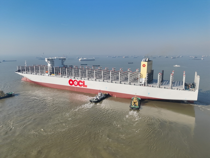 “东方薰衣草”轮试航。王超摄