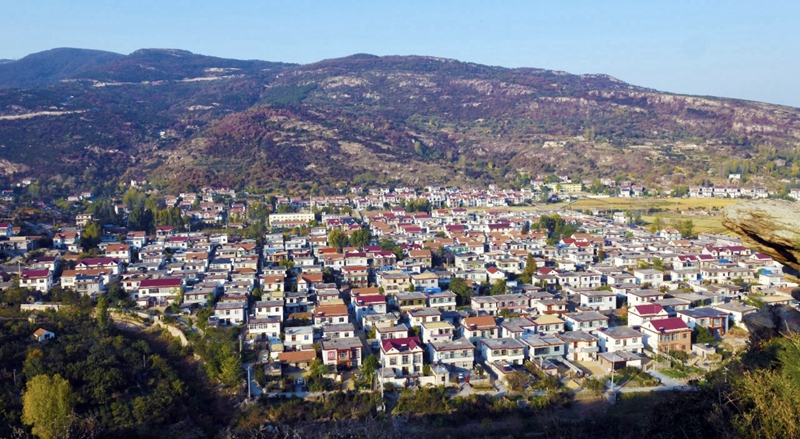 云台街道朱麻村全景。云台山景区供图