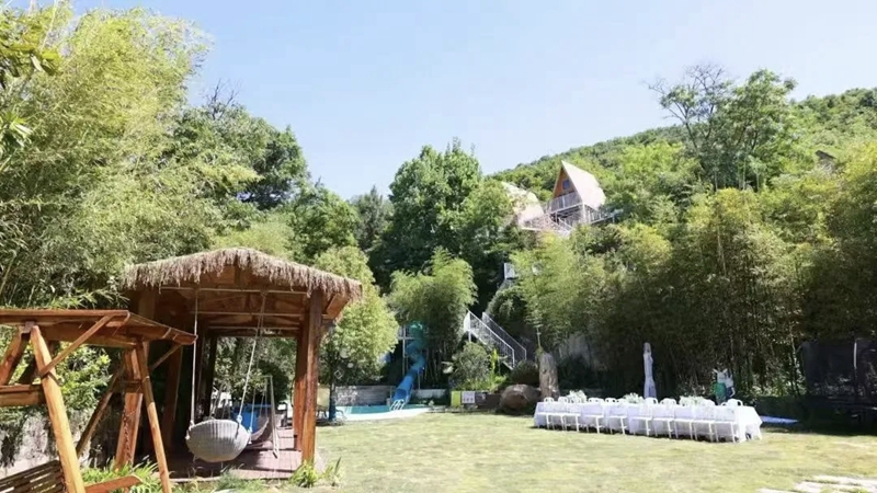 位於雲台街道的凌洲村民宿。雲台山景區供圖