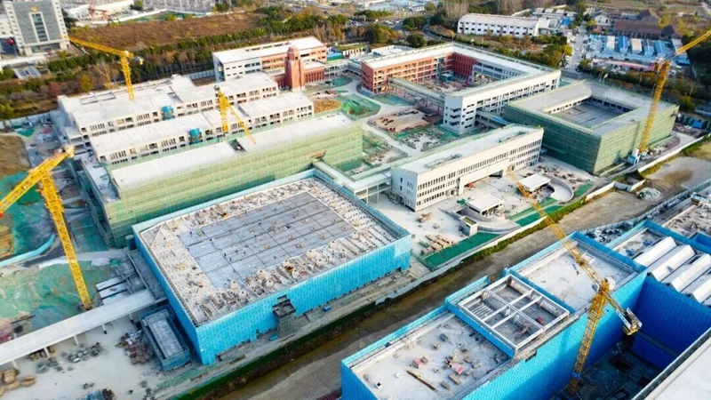 项目施工现场。无锡经开区供图