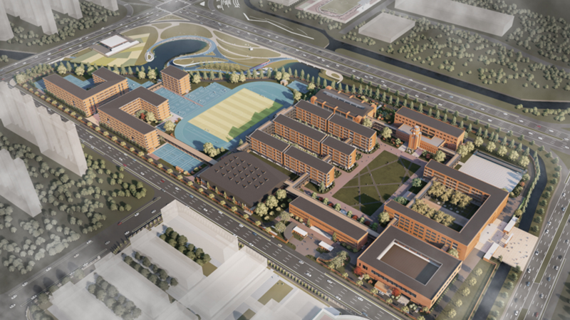 学校规划图。无锡经开区供图