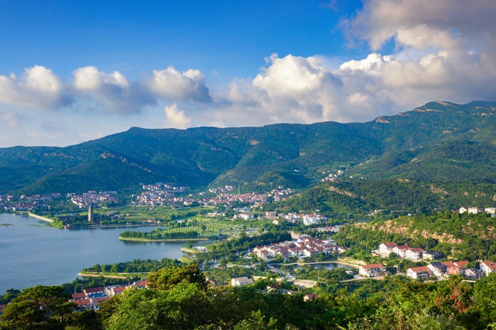 航拍海州区景观。海州区委宣传部供图