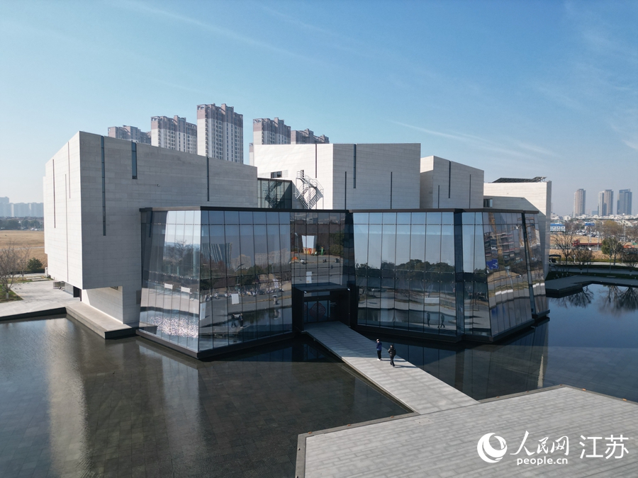 航拍吴文化博物馆。人民网记者 王继亮摄