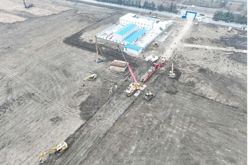 正大天晴综合制剂生产车间技术改造项目现场。连云港高新区供图