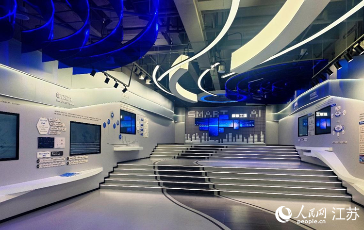 “犀数工场”展厅。人民网记者 常雨薇摄