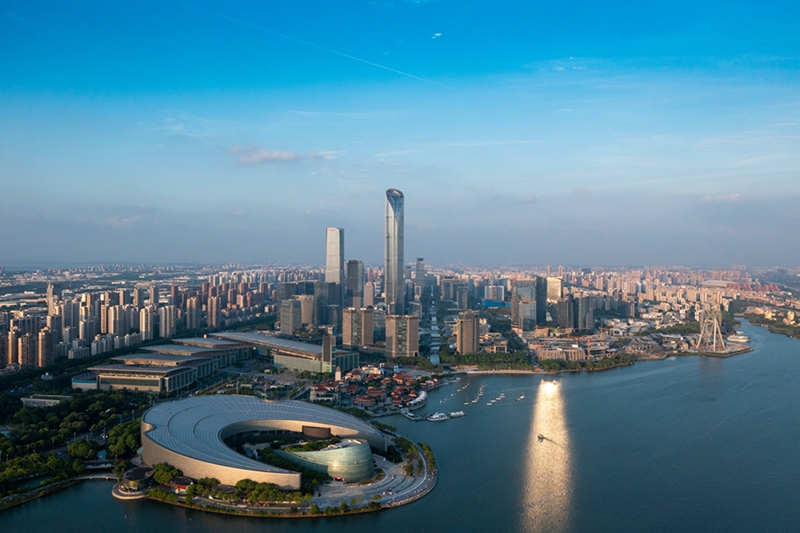 航拍苏州工业园区。 苏州工业园区宣传部供图