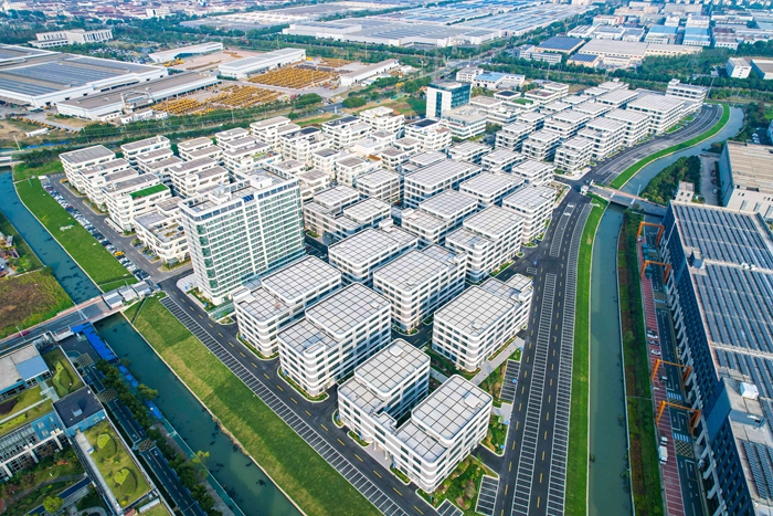 武进国家高新区工研荟。武进区委宣传部供图