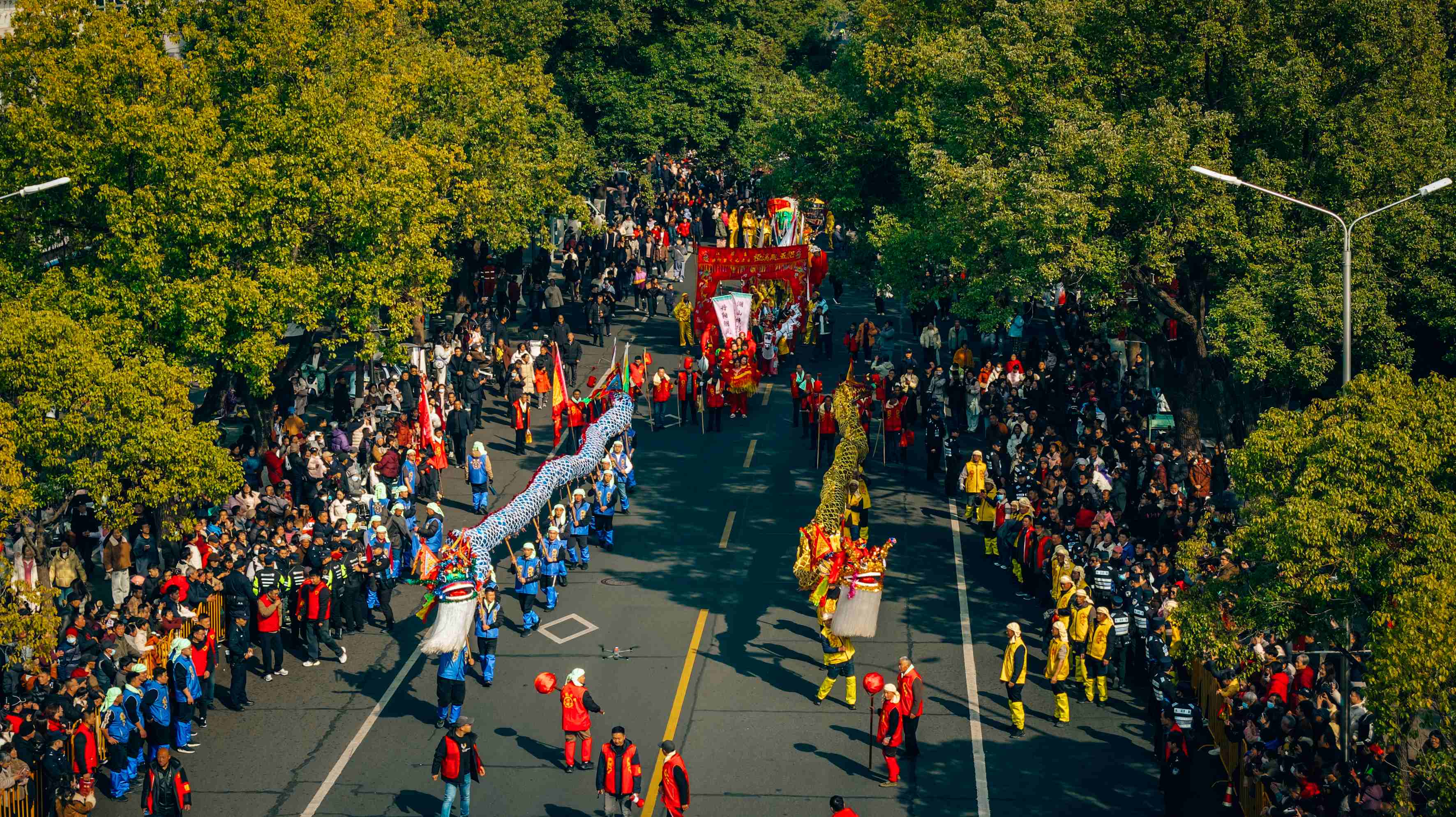 高淳非遗民俗巡游活动启幕。高淳区融媒体中心供图