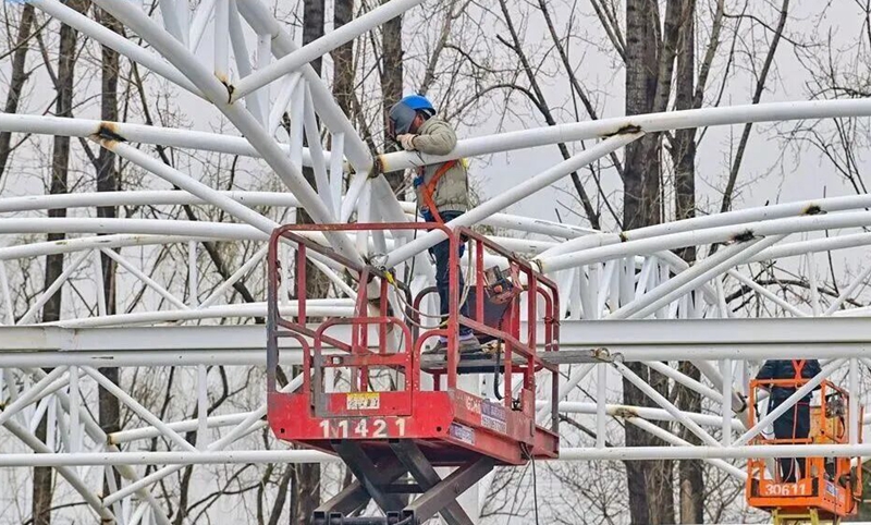 江苏正循生物科技有限公司智能健康产业园项目建设现场。沭阳县委宣传部供图