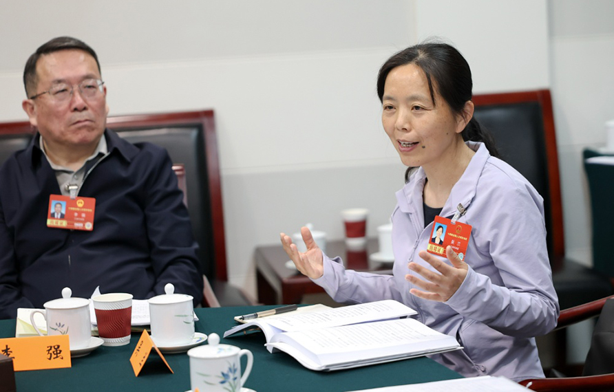 江苏代表团召开小组会议审议法律草案