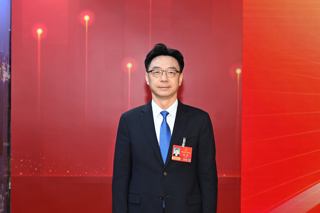 全国人大代表、盐城市大丰区区长戴勇。大丰区委宣传部供图