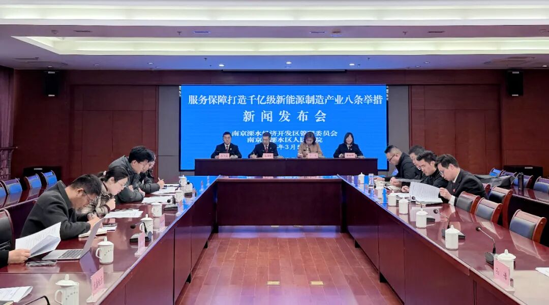 发布会现场。溧水区委宣传部供图