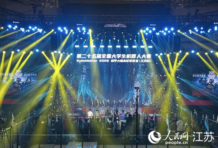 3月27日,大赛在江阴体育馆拉开帷幕。人民网 王纯摄