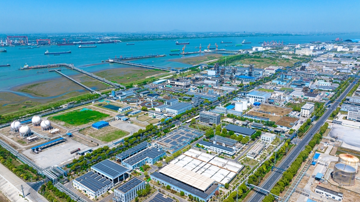 航拍泰兴经济开发区。泰兴经济开发区供图