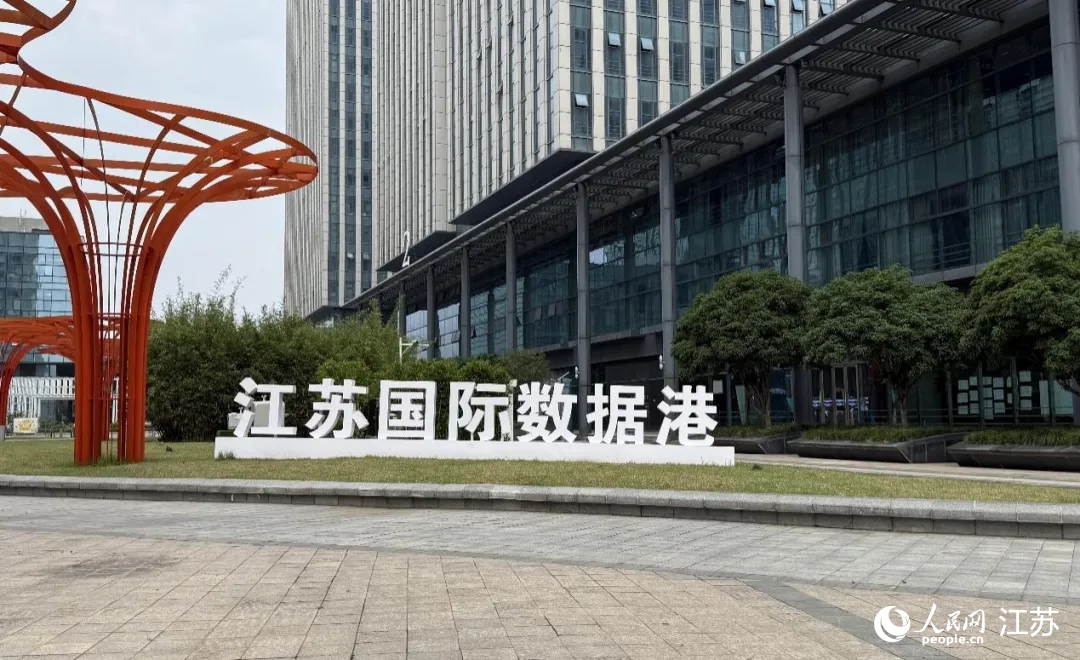 江蘇國際數據港。人民網 杜沁萌攝