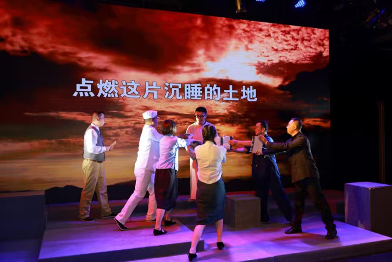音乐情境剧《永远的先生——恽代英》。张猛摄