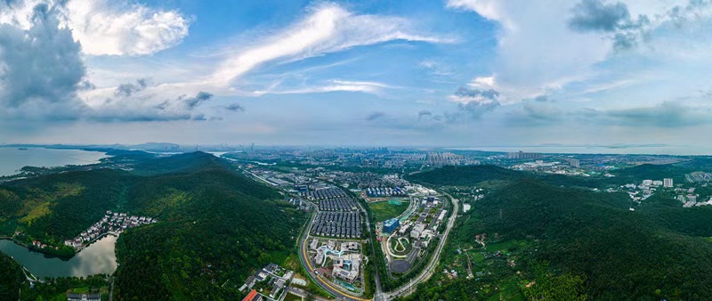 山水东路科创谷。滨湖区委宣传部供图