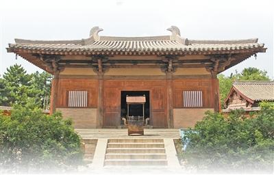 團隊研究的山西五台山古建筑。束金奇攝