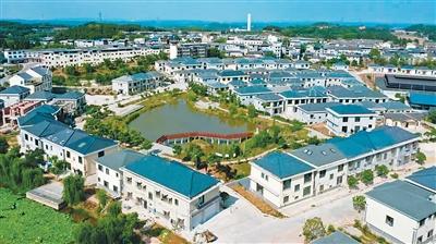 四川省绵阳市涪城区玉皇社区的装配式农房。绵阳市委宣传部供图