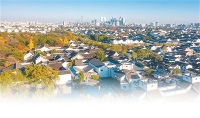 苏州市区一景。图片为苏州市委宣传部提供